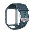 For Tomtom 2 / 3 Radium Carving Texture Watch Band(Blue Grey)