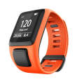 For Tomtom 2 / 3 Universal Silicone Watch Band(Orange)
