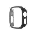 For Apple Watch Ultra 2 / Ultra 49mm Painting PC Hybrid Tempered Film Integrated Watch Case(Black)