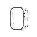 For Apple Watch Ultra 2 / Ultra 49mm Painting PC Hybrid Tempered Film Integrated Watch Case(Trans...
