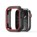 For Apple Watch 9 / 8 / 7 41mm DUX DUCIS Bamo Series Hollow PC + TPU Watch Protective Case(Black+...
