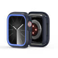 For Apple Watch 9 / 8 / 7 41mm DUX DUCIS Bamo Series Hollow PC + TPU Watch Protective Case(Midnig...