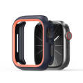 For Apple Watch 9 / 8 / 7 41mm DUX DUCIS Bamo Series Hollow PC + TPU Watch Protective Case(Midnig...