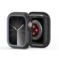 For Apple Watch 9 / 8 / 7 45mm DUX DUCIS Bamo Series Hollow PC + TPU Watch Protective Case(Black+...