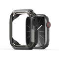 For Apple Watch 9 / 8 / 7 41mm DUX DUCIS Tamo Series Hollow PC + TPU Watch Protective Case(Transl...
