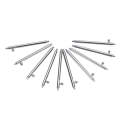 18mm 1000pcs Stainless Steel Connector Switch Pin for Watch Band, Diameter: 0.15mm