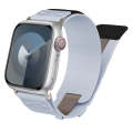For Apple Watch Series 2 42mm Nylon Braided Rope Orbital Watch Band(Grey)