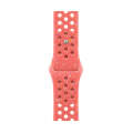 For Apple Watch 38mm Coloful Silicone Watch Band(Orange Pink)