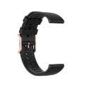 For Polar Ignite 20mm Dot Texture Watch Band(Black)