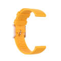 For Polar Ignite 20mm Dot Texture Watch Band(Yellow)