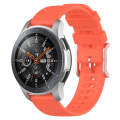 For Samsung Galaxy Watch3 45mm / Galaxy Watch 46mm 22mm Dot Texture Watch Band(Orange)