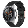 For Samsung Galaxy Watch3 45mm / Galaxy Watch 46mm 22mm Dot Texture Watch Band(Black)