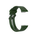 For Garmin ForeAthlete 35J / Forerunner 35J Silicone Watch Band(Army Green)
