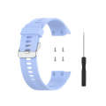 For Garmin ForeAthlete 35J / Forerunner 35J Silicone Watch Band(Blue)