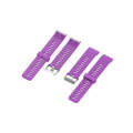 For Garmin ForeAthlete 35J / Forerunner 35J Silicone Watch Band(Purple)