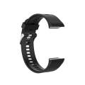 For Garmin ForeAthlete 35J / Forerunner 35J Silicone Watch Band(Black)