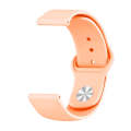 For Xiaomi Haylou Solar Silicone Reverse Buckle Replacement Wrist Strap(Light Pink)