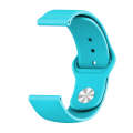 For Xiaomi Haylou Solar Silicone Reverse Buckle Replacement Wrist Strap(Sky Blue)