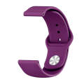 For Xiaomi Haylou Solar Silicone Reverse Buckle Replacement Wrist Strap(Purple)