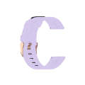 For Galaxy Watch 3 45mm Woven Nylon Watch Band, Size: Free Size 22mm(Light Purple)
