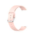 For Xiaomi Haylou Smart Watch LS01 / Smart Watch 2 LS02 Silicone Watch Band, Size: 19mm(Light Pink)