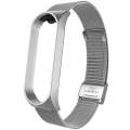 For Xiaomi Mi Band 4 / 3 Milanese Metal Watch Band, Color:Silver