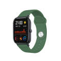 20mm For Huami Amazfit GTS Silicone Watch Band(Army Green)