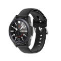 For Samsung Galaxy Watch 3 41mm Transparent TPU Watch Case(Black)