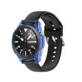 For Samsung Galaxy Watch 3 45mm Transparent TPU Watch Protective Case(Blue)