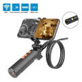 F280 1080P IP68 Waterproof Dual Camera WiFi Digital Endoscope, Length:1m Snake Tube(Black)