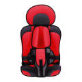Car Portable Children Safety Seat, Size:50 x 33 x 21cm (For 0-5 Years Old)(Red + Black)