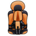 Car Portable Children Safety Seat, Size:54 x 36 x 25cm (For 3-12 Years Old)(Orange + Black)