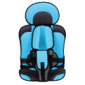 Car Portable Children Safety Seat, Size:54 x 36 x 25cm (For 3-12 Years Old)(Light Blue + Grey)