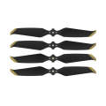 2 Pairs Sunnylife 7238F-2 For DJI Mavic Air 2 / Air 2S Low Noise Quick-release Propellers(Gold)