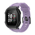 For Huami Amazfit Ares 1908 Silicone Watch Band(Light Purple)