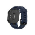 For Huami Amazfit Ares 1908 Silicone Watch Band(Blue)
