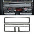 Car Carbon Fiber Air Conditioning Adjustment Panel Decorative Sticker for Audi Q7 2008-2015, Left...