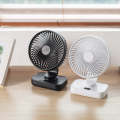 D606Y Portable Desktop Oscillating Small Fan (Black)