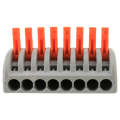 10 PCS 8 Port PCT Series Architectural Wiring Connector LED Lamp Conductor Distributor Junction B...