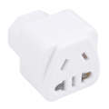 Portable Universal Five-hole WK to C13-C14 Plug Socket Power Adapter(White)