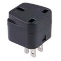 Portable UK to US & Mexico Three-pin Plug Socket Power Adapter