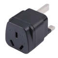 Portable Three-hole AU to UK Plug Socket Power Adapter with Fuse