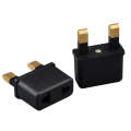 100 PCS UK Plug to US/EU Plug Adapter Power Socket Travel Converter