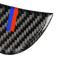 Red Blue Color Car Steering Wheel Carbon Fiber Decorative Sticker for BMW Mini R53 / R55 / R57 / ...