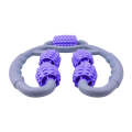 5-wheel Ring Roller Leg Massager, Specifications: Bagged (Purple)