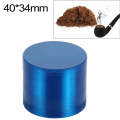 Mini 4-layer 40mm Zinc Alloy Herb Tobacco Cigarette Grinder (Blue)