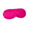 3D Portable Shading Sleep Rest Aid Cover Eye Patch Sleeping Mask Female Cute Eye Mask(Magenta)