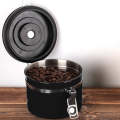 800ml Stainless Steel Sealed Food Coffee Grounds Bean Storage Container with Built-in CO2 Gas Ven...