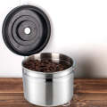 800ml Stainless Steel Sealed Food Coffee Grounds Bean Storage Container with Built-in CO2 Gas Ven...