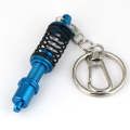 Shock Absorber Keychain Key Ring Holder(Blue)